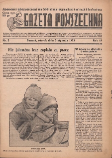Gazeta Powszechna 1933.01.03 R.15 Nr2