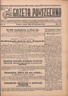 Gazeta Powszechna 1933.01.11 R.15 Nr8