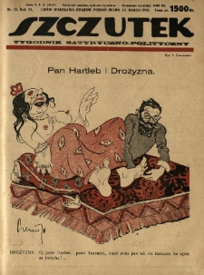 Szczutek : tygodnik satyryczno-polityczny. 1923.03.15 R.6 Nr11
