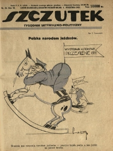 Szczutek : tygodnik satyryczno-polityczny. 1923.09.06 R.6 Nr36