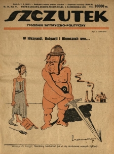 Szczutek : tygodnik satyryczno-polityczny. 1923.10.04 R.6 Nr40