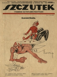 Szczutek : tygodnik satyryczno-polityczny. 1923.11.15 R.6 Nr46