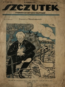 Szczutek : tygodnik satyryczno-polityczny. 1925.09.10 R.8 Nr37
