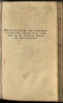 [Parabolae Sive Similia / Des. Erasmi Roterodami]