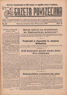 Gazeta Powszechna 1933.01.19 R.15 Nr15
