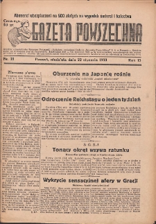 Gazeta Powszechna 1933.01.21 R.15 Nr17