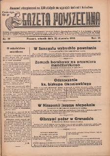 Gazeta Powszechna 1933.01.24 R.15 Nr19