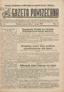 Gazeta Powszechna 1933.02.07 R.15 Nr30