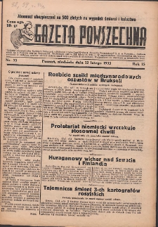Gazeta Powszechna 1933.02.12 R.15 Nr35