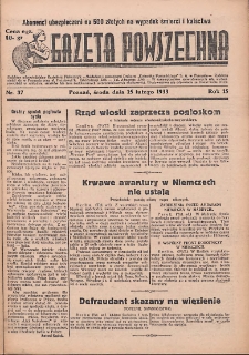 Gazeta Powszechna 1933.02.15 R.15 Nr37