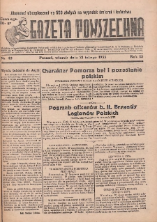 Gazeta Powszechna 1933.02.21 R.15 Nr42