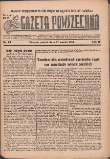 Gazeta Powszechna 1933.03.17 R.15 Nr63