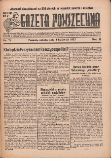 Gazeta Powszechna 1933.04.01 R.15 Nr76