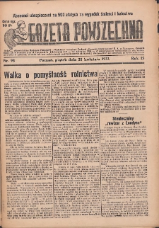 Gazeta Powszechna 1933.04.28 R.15 Nr98