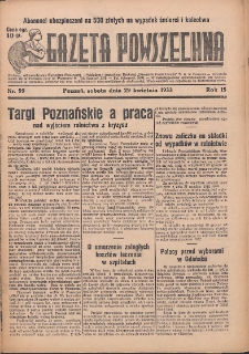 Gazeta Powszechna 1933.04.29 R.15 Nr99