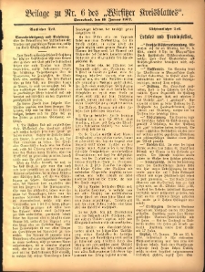 Beilage zu Nr.6 des &bdquo;Wirsitzer Kreisblattes&rdquo; 1907.01.19