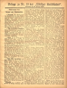 Beilage zu Nr.13 des &bdquo;Wirsitzer Kreisblattes&rdquo; 1907.02.13