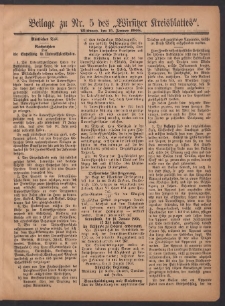 Beilage zu Nr.5 des „Wirsitzer Kreisblattes” 1908.01.15