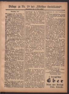 Beilage zu Nr.20 des „Wirsitzer Kreisblattes” 1908.03.07
