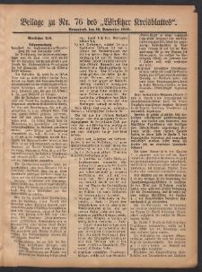 Beilage zu Nr.76 des „Wirsitzer Kreisblattes” 1908.09.19