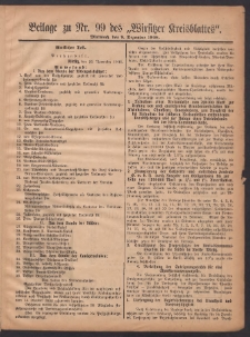 Beilage zu Nr.99 des „Wirsitzer Kreisblattes” 1908.12.09