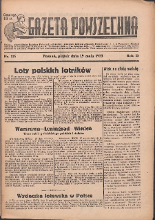 Gazeta Powszechna 1933.05.19 R.15 Nr115
