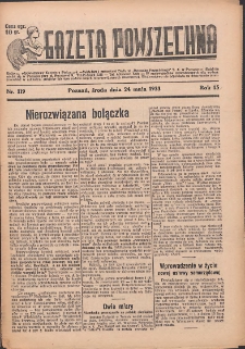 Gazeta Powszechna 1933.05.24 R.15 Nr119
