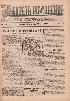 Gazeta Powszechna 1933.05.30 R.15 Nr123