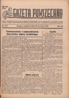 Gazeta Powszechna 1933.06.11 R.15 Nr133