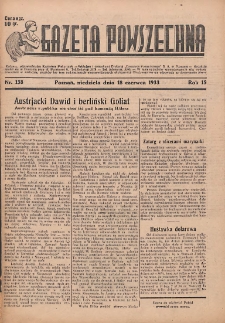 Gazeta Powszechna 1933.06.18 R.15 Nr138