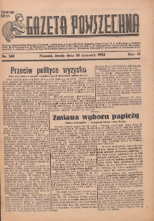 Gazeta Powszechna 1933.06.21 R.15 Nr140