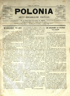 Polonia : revue hebdomadaire polonaise. 1914.08.01 Nr24