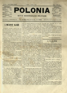 Polonia : revue hebdomadaire polonaise. 1915.04.03 Nr14