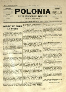 Polonia : revue hebdomadaire polonaise. 1916.01.08 Nr2