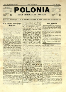 Polonia : revue hebdomadaire polonaise. 1916.08.12 Nr33
