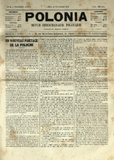 Polonia : revue hebdomadaire polonaise. 1916.11.11 Nr46