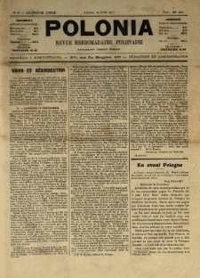 Polonia : revue hebdomadaire polonaise. 1917.06.16 Nr24v