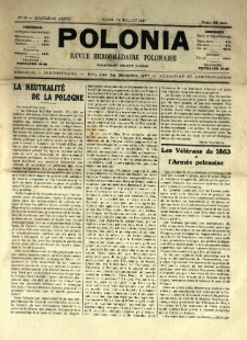 Polonia : revue hebdomadaire polonaise. 1917.07.28 Nr30