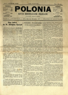 Polonia : revue hebdomadaire polonaise. 1917.08.18 Nr33