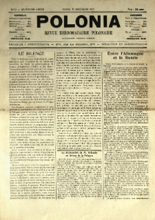 Polonia : revue hebdomadaire polonaise. 1917.12.22 Nr51