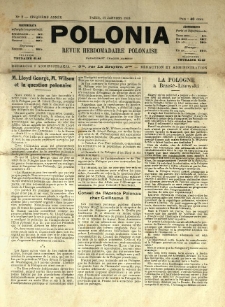 Polonia : pismo tygodniowe polskie. 1918.01.12 Nr2