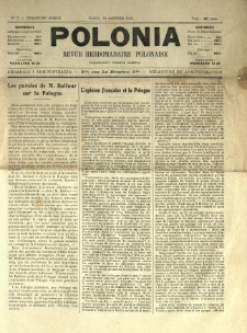 Polonia : pismo tygodniowe polskie. 1918.01.19 Nr3