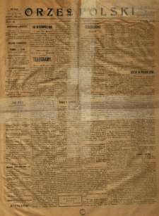 Orzeł Polski organ urzędowy I Kompanii Wolnych Polskich Strzelc&oacute;w Kazimierza Pułaskiego. 1896.09.25 R.3 Nr41