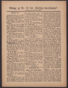 Beilage zu Nr.32 des &bdquo;Wirsitzer Kreisblattes&rdquo; 1909.03.16