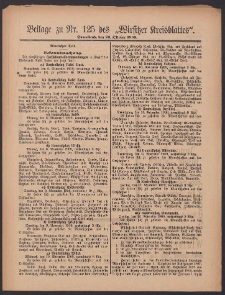 Beilage zu Nr.125 des &bdquo;Wirsitzer Kreisblattes&rdquo; 1909.10.23