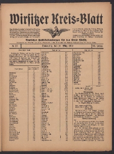 Wirsitzer Kreis-Blatt: Amtliches Publikationsorgan f&uuml;r den Kreis Wirsitz 1910.03.10 Jg.66 Nr29