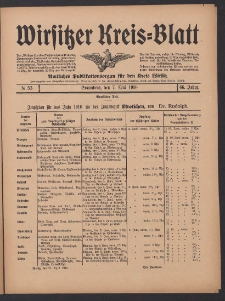 Wirsitzer Kreis-Blatt: Amtliches Publikationsorgan f&uuml;r den Kreis Wirsitz 1910.05.07 Jg.66 Nr53