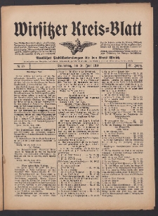 Wirsitzer Kreis-Blatt: Amtliches Publikationsorgan f&uuml;r den Kreis Wirsitz 1910.06.30 Jg.66 Nr75