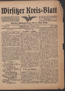 Wirsitzer Kreis-Blatt: Amtliches Publikationsorgan f&uuml;r den Kreis Wirsitz 1910.12.01 Jg.66 Nr141