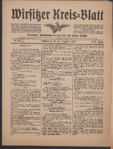 Wirsitzer Kreis-Blatt: Amtliches Publikationsorgan f&uuml;r den Kreis Wirsitz 1910.12.22 Jg.66 Nr150